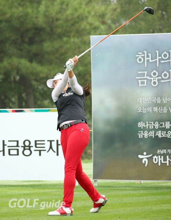 하나금융그룹 챔피언십 2R 김아림 티 샷