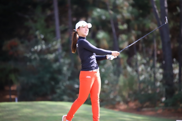 박희영이 Q시리즈 6라운드 결과 전체 2위로 7,8라운드에 진출했다.(사진 :LPGA)