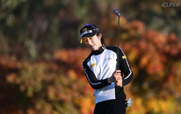 10년만에 KLPGA 투어에서 첫 승을 노리는 안송이