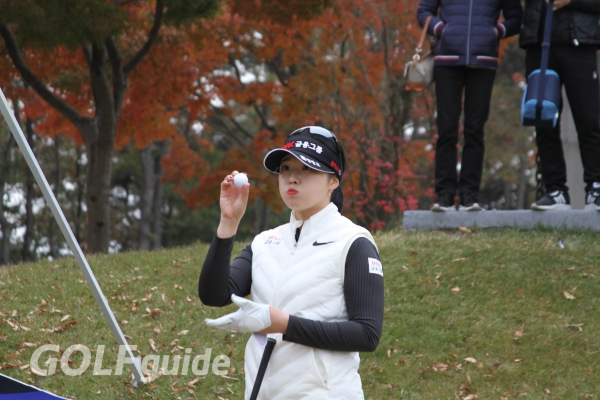 'ADT 캡스 챔피언십 2019' 최종일 김예진 선수 "저 볼 바꿨어요."
