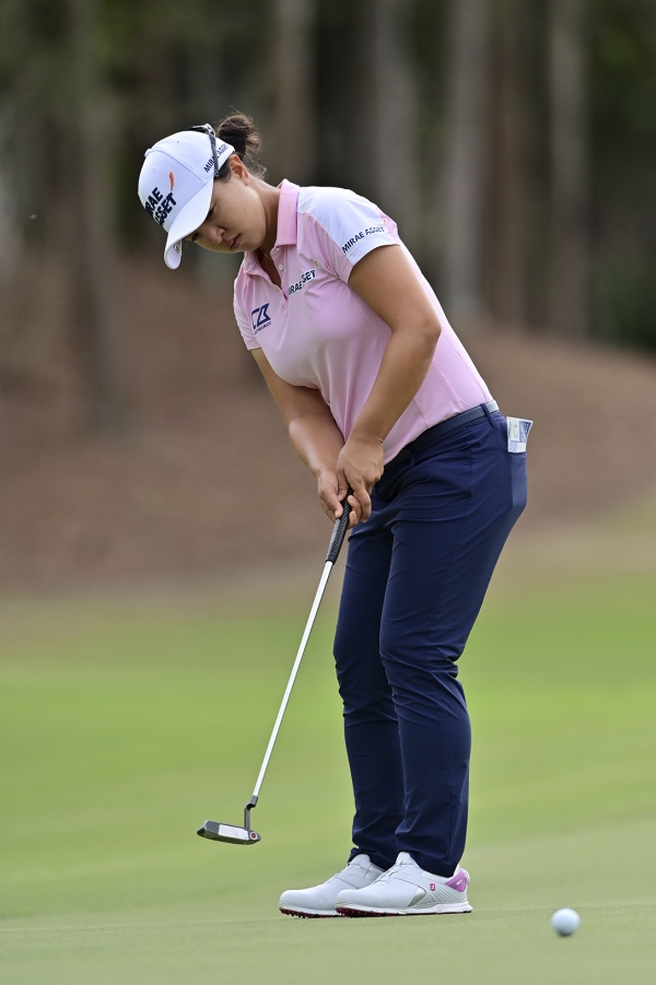 김세영이 이 대회 3라운드에서 퍼트를 하고 있다. (사진 제공: LPGA Gabe Roux)