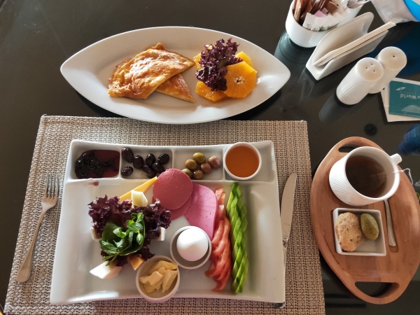 골프장 아침 식사