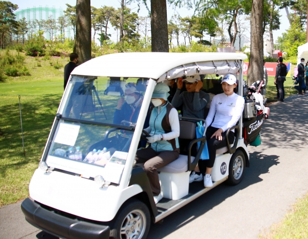 이동중에...제42회 KLPGA 챔피언십 공식연습일