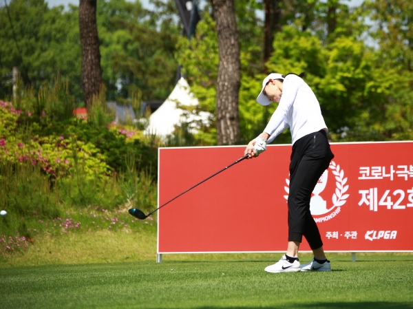 제42회 KLPGA 챔피언십 공식연습일 김민선5 티 샷