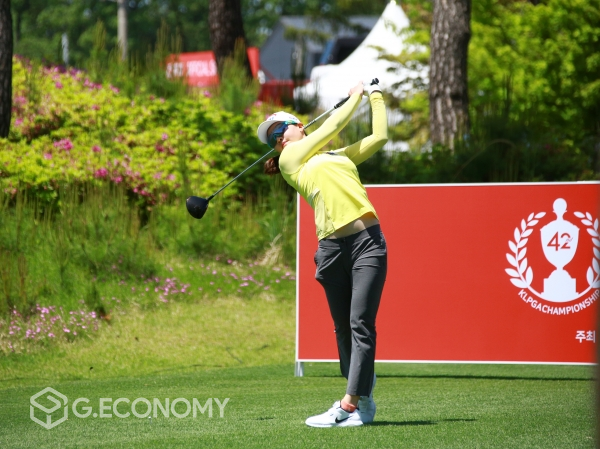 제42회 KLPGA 챔피언십 공식연습일 박수빈3 티 샷