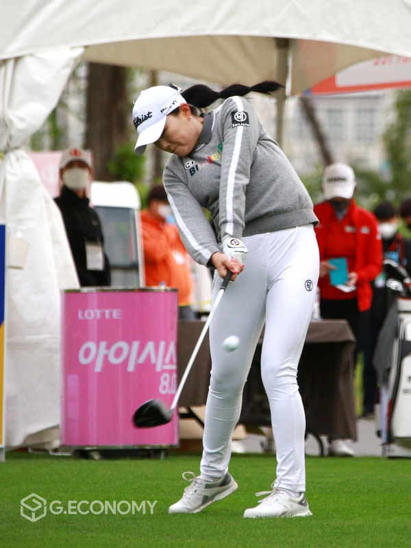 제42회 KLPGA 챔피언십 1R 강율빈 티 샷