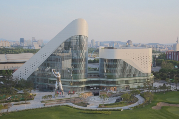 사진1. ‘2020 GTOUR’가 열리는 대전 유성구에 위치한 골프존조이마루
