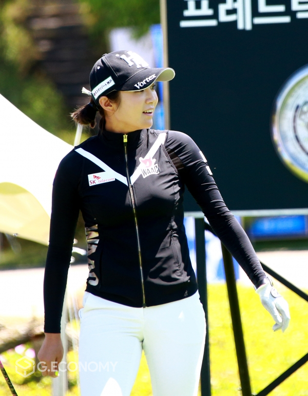이보미...맥콜·용평리조트 오픈 with SBS Golf 공식연습 스케치