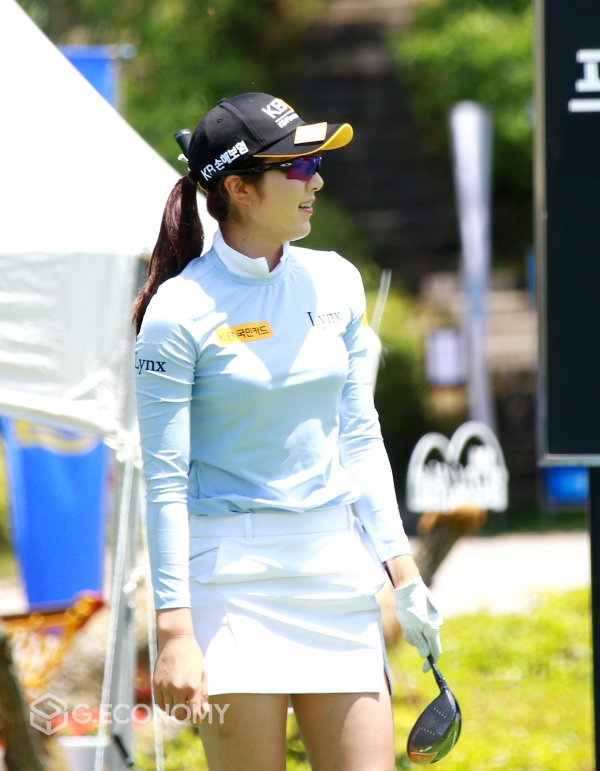 안송이 맥콜·용평리조트 오픈 with SBS Golf 공식연습