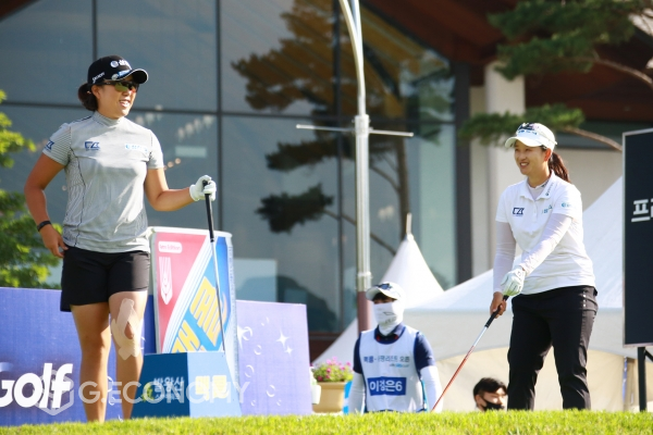 맥콜 · 용평리조트 오픈 with SBS Golf 1R 김해림 박채윤