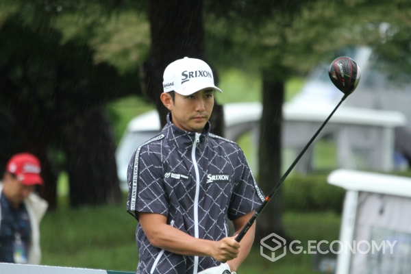 제63회 KPGA 선수권대회 3라운드 1번 홀에서 이수민 선수