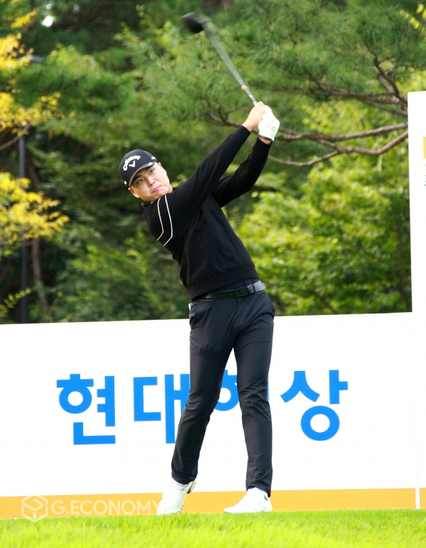 현대해상 최경주 인비테이셔널 1R 10번홀 임성목 티 샷