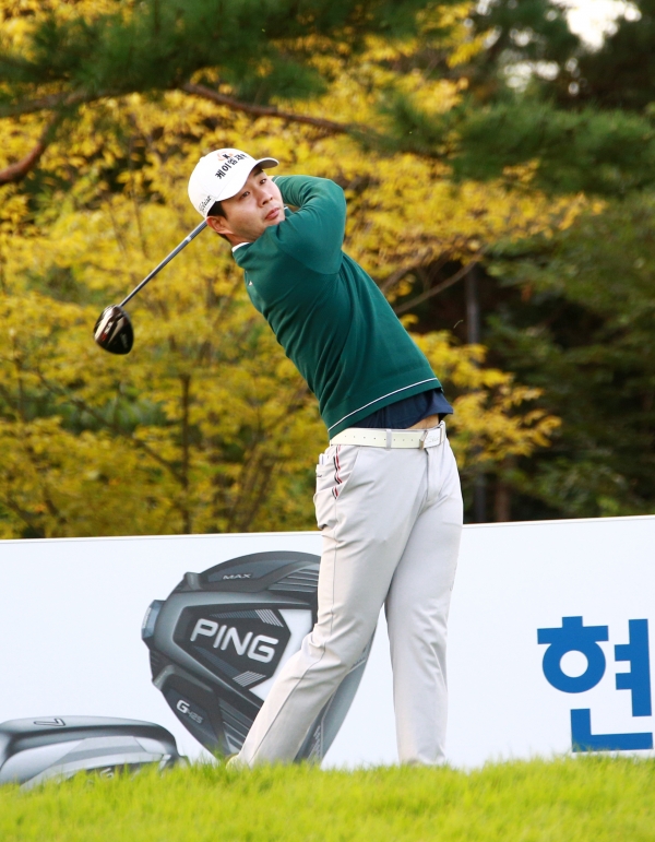 현대해상 최경주 인비테이셔널 1R 김건하 티 샷