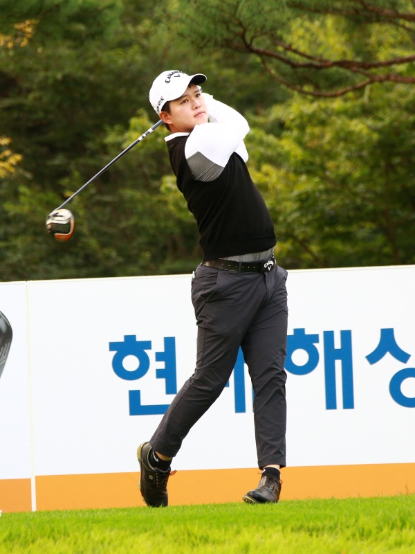 현대해상 최경주 인비테이셔널 2R 10번홀 전준형 티 샷