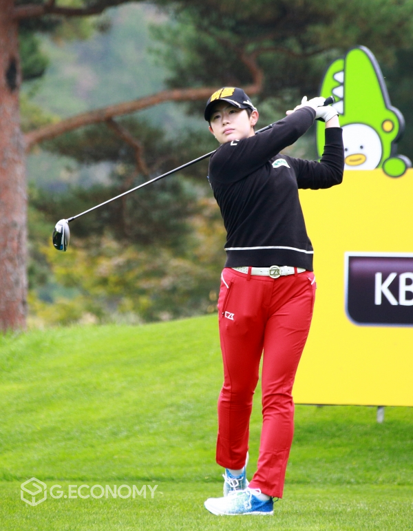 KB금융 스타챔피언십 공식연습 김효문 티 샷