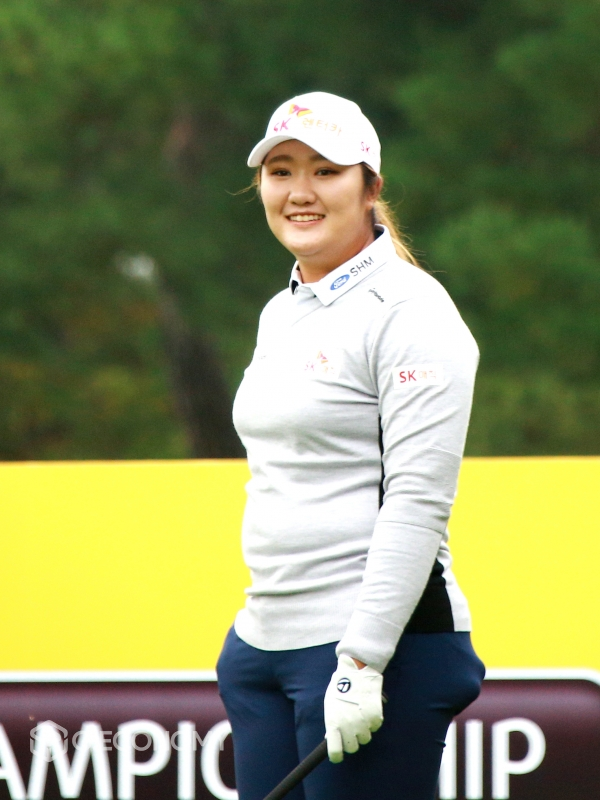 KB금융 스타챔피언십 공식연습 유해란